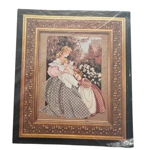 1995 Lavender & Lace Morning Song 31 Counted Cross‎ Stitch Pattern VTG Garden